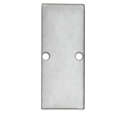 Accessory for profile HIDE DOUBLE - aluminium endcap EC90 incl. screws, anodized aluminium