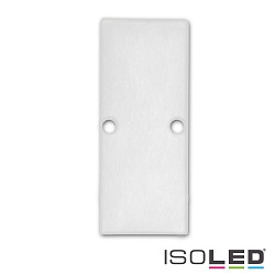 Accessory for profile HIDE DOUBLE - aluminium endcap EC90 incl. screws, white RAL 9003