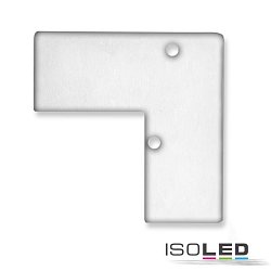 Accessory for profile HIDE ANGLE - aluminium endcap EC93 incl. screws, anodized aluminium