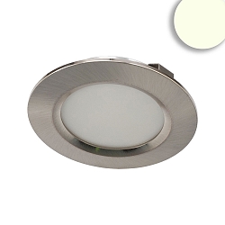 LED M�beleinbaustrahler MiniAMP silber, 3W, 60�, 24V DC wei�dynamisch, dimmbar