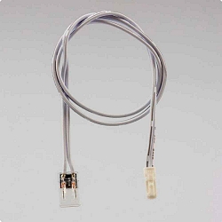 MiniAMP male-Stecker zu Clip Kabelanschluss (max. 3A) f�r 2-pol. IP20 Stripes mit Breite 8mm