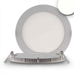 downlight flat, dimmable IP42, silver dimmable