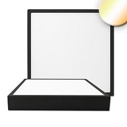 LED Deckenleuchte PRO, eckig, 30 x30 cm, 30W ColorSwitch 2700|3000K|4000K, dimmbar, schwarz