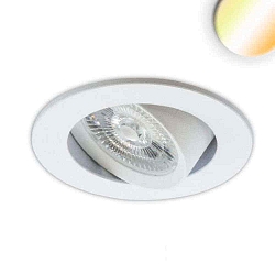 recessed luminaire Sunset Slim68 IP40, dimmable 9W 700lm 1800-2800K 45� 45� CRI 93