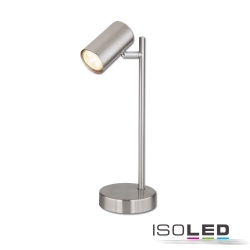 desk lamp swivelling, rotatable, with switch GU10 IP20, nickel 