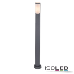 bollard lamp 1100 cylindrical, without sensor, switchable E27 IP44, anthracite dimmable