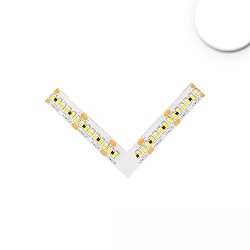 corner connector MINI AMP FLEX 24V with lighting, white