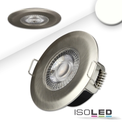 recessed luminaire PC68 IP44 BRUSHED rigid, dimmable IP44, brushed aluminium dimmable 5W 420lm 4000K >80 >80 CRI >80