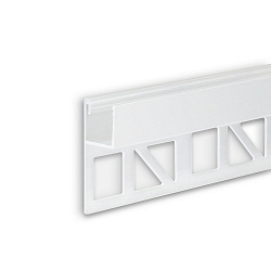 LED Fliesenprofil UP10, wei� RAL 9003, 200cm