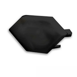 end cap CORNER11N - EC96 without cable hole, black