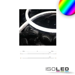 fully siliconised LED strip NEONPRO FLEX 270 1010 4-pole, RGB white
