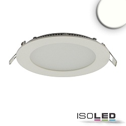 LED Downlight, rund, 9W, CRI90, IP42, ultraflach, blendungsreduziert, dimmbar, 3000K, wei�