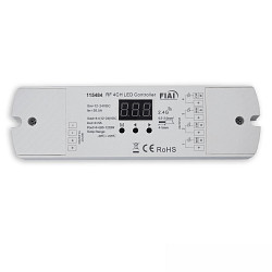 LED Funk Mesh 4 Zonen PWM Dimmer, 1-4 Kanal, 12-24V DC, 4x5A, IP20