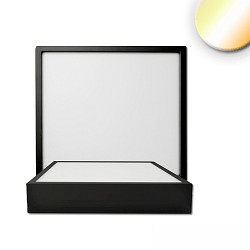 ceiling luminaire PRO 170MM square, CCT Switch IP20, black dimmable