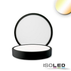 ceiling luminaire PRO 120MM round, CCT Switch IP20, black dimmable