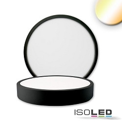 ceiling luminaire PRO 170MM round, CCT Switch IP20, black dimmable