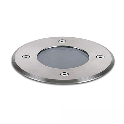 floor recessed luminaire IP67, silver