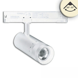 3-phase spot focusable IP20, white dimmable