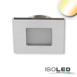 furniture luminaire square, 3-pole IP20, silver dimmable