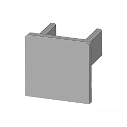 Endkappe EC218 f�r LED Fliesenprofil UP8, IP20