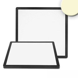 ceiling luminaire SLIM300 up / down, square IP44, black 