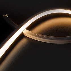 Outdoor LED Strip NEONPRO927 CUSTOM B13H13, IP67, 140 LED/m, 24V DC, 12W/m 2700K, 500cm / 1.3cm, inkl. Clips