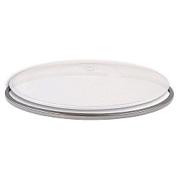 Scheibe f�r PC Reflektor der Hallenleuchten Serie FL2, transparent, mit Ring und Feder