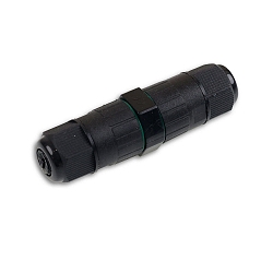Outdoor Kabelverbinder IP68, 2-polig, Kabel-Querschnitt 0.75-2.5mm� mit Federklemme, max. 250V 16A, Mantel-� 6-8mm