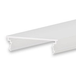accessories profile cover COVER62 OPAL+ (LAMP40), opal 200cm