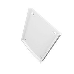 Zubeh�r f�r Profil LAMP30 V1+V2 - Endkappe EC114, 2 Stk., mit Lichtfalle, wei�