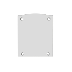 end cap EC116 (LAMP30 V1+V2) set of 2, white