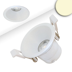 recessed spotlight BACK60 / LED MODULE UGR<12 round, rigid, dimmable, set back IP20, white matt dimmable