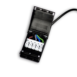 Anschlussbox IP20, 2x5-polig, 0.5-2.5mm�, max. 450V/16A zur Durchverkabelung, mit 30cm Anschlussleitung