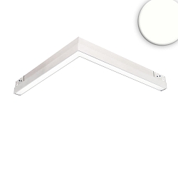 track spot CORNER 90� HORIZONTAL - TRACK48 (DALI) rigid, DALI controllable, horizontal, prismatic IP20, white dimmable
