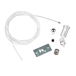 Zubeh�r f�r ISOLED Aufbauschienen - Zusatz-Seil f�r Universal-Abh�ngung, 3-Phasen / TRACK48 (FLAT), 2er-Set, 200cm, wei�