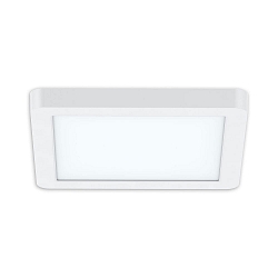 surface / recessed luminaire FLEX PRO 235X235 CCT Switch, adjustable IP44, white dimmable