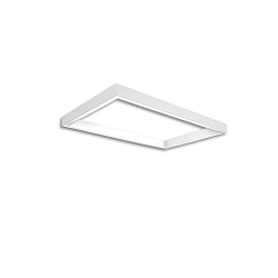 NV-Leuchtenrahmen TRACK48 H50, innen 50 x 80cm, unbest�ckte Schiene, ohne IR-Panel / Akustik-Absorber, schwarz