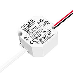 LED Schalterdosen-PWM-Trafo 12V/DC, 0-12W, Tiefe 24mm, IP65, dimmbar, SELV