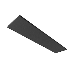 Akustikabsorber H25 f�r Leuchtenrahmen mit Innenformat 32 x 150cm, schwarz