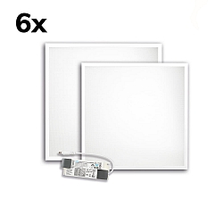 LED panel BACKLIGHT LINE 625 set of 6, 36W 4350lm 4000K 120� 120� CRI >80