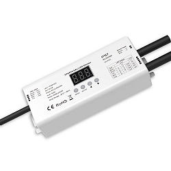 Universal Multi-PWM-Dimmer DALI DT6/DT8, 1-4 Adresse, 4 Kanal, 12-24V 4x5A, 36-48V 4x3A, IP67, wei�/schwarz