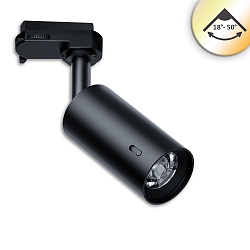 LED 3-Phasen Strahler SELECT, 18�-50�, 8W, ColorSwitch 2700-5000K, 650lm, UGR<19, IP20, dimmbar