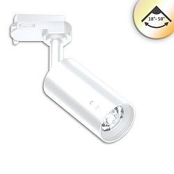 3-phase spot SELECT swivelling, rotatable IP20, white dimmable