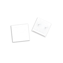 Endkappe f�r TRACK48 FLAT (H25) Schiene, au�enliegend, 2 St�ck, wei�