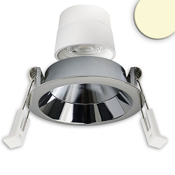 LED Einbaustrahler BACK68, rund, 36�, 5W, 2700K, 380lm, IP20, dimmbar, chrom