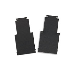 Endkappe f�r TRACK48 (H50) Schiene, innenliegend, 2 St�ck, schwarz