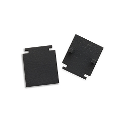 Endkappe f�r TRACK48 FLAT (H25) Schiene, innenliegend, 2 St�ck, schwarz