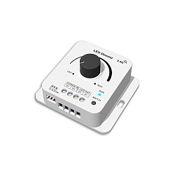 Funk Multi-PWM Drehdimmer SYS-PRO, 3s Soft-On/Soft-Off, 1 Kanal, 12-24V DC 8A, 36-48V DC 6A