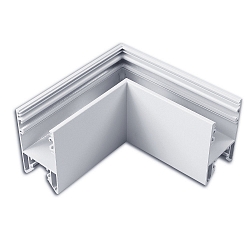 Eckverbinder HALON 90�, 1-l�ngig, geschwei�t, silber