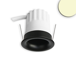 LED Einbaustrahler BACK32, rund, 36�, 5W, 3000K, 350lm, IP20, dimmbar, schwarz